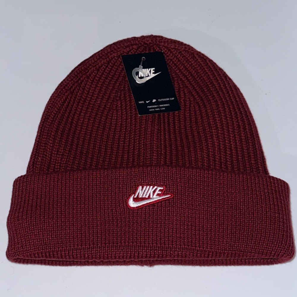 Nike Maroon Knit Hat